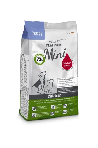 Hrana uscata caini, PLATINUM Dog Mini Junior cu Pui, 900 g