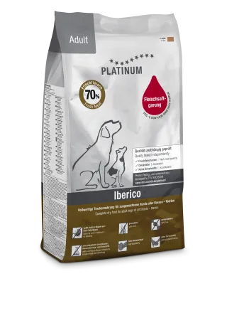 Hrana uscata caini, PLATINUM Dog Adult cu Porc Iberico, 5 kg