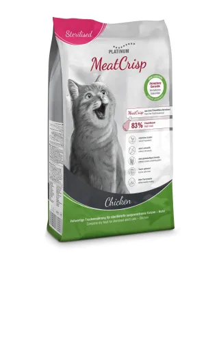 Hrana uscata pisici, PLATINUM Cat Sterilizat cu Pui, 3 kg