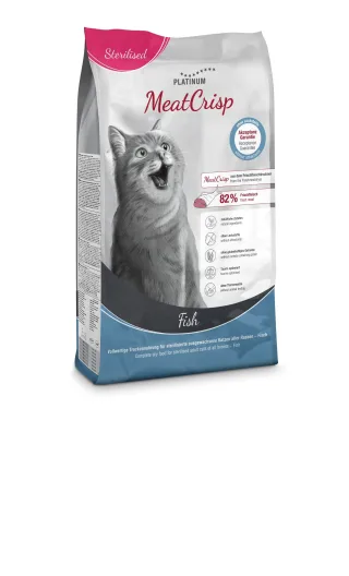 Hrana uscata pisici, PLATINUM Cat Sterilizat cu Peste, 3 kg