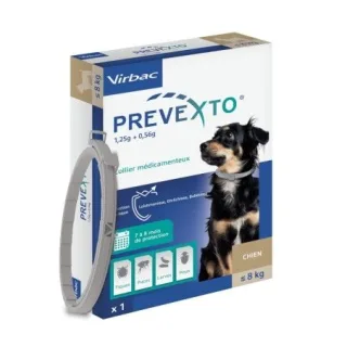 PreveXto Zgarda Antiparazitara Caini, pana in 8 kg