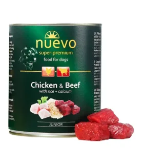Hrana umeda caini, NUEVO Conserva Dog Junior, 800 g