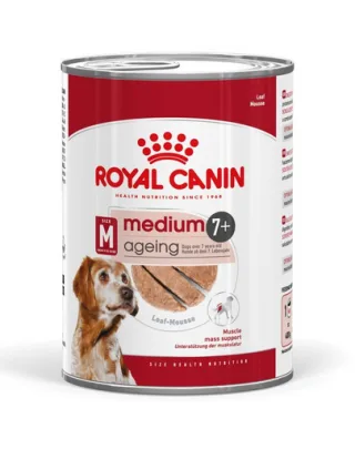 ROYAL CANIN Size Health Nutrition Medium Ageing Loaf 410g hrană tip pate pentru câini seniori de rase medii