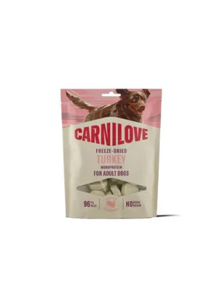 CARNILOVE Dog Freeze Dried recompense pentru câini 60 g curcan