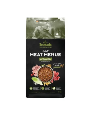 BOSCH Meat Menue Adult 12 kg hrană pentru câini adulți cu vită și pui