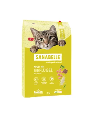 SANABELLE Classic Adult hrană pentru pisici adulte cu pasăre 10 kg