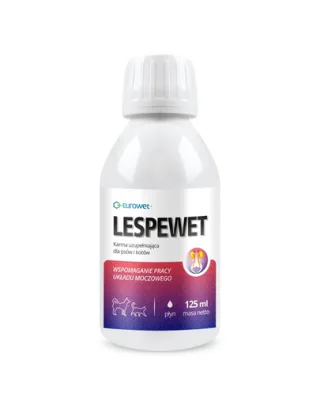 EUROWET Lespewet preparat susținere sistem urinar la câini și pisici 125 ml