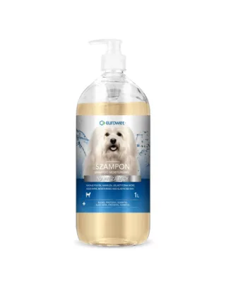 EUROWET șampon pentru câini cu blană albă și deschisă 1 L