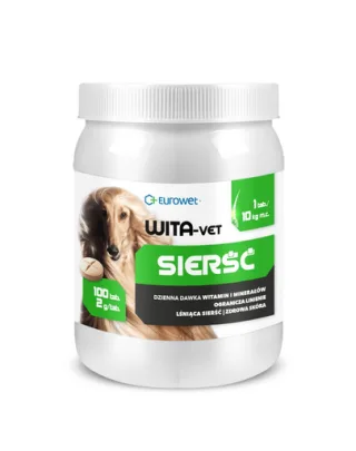 EUROWET Wita-Vet vitamine pentru piele și blană câini 100 tablete