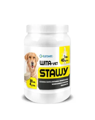 EUROWET Wita-Vet tablete articulații câini cu glucozamină și condroitină, 30 tablete
