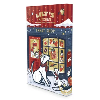 LILY'S KITCHEN Christmas Advent Calendar, XS-XL, cutie recompense câini, 68g
